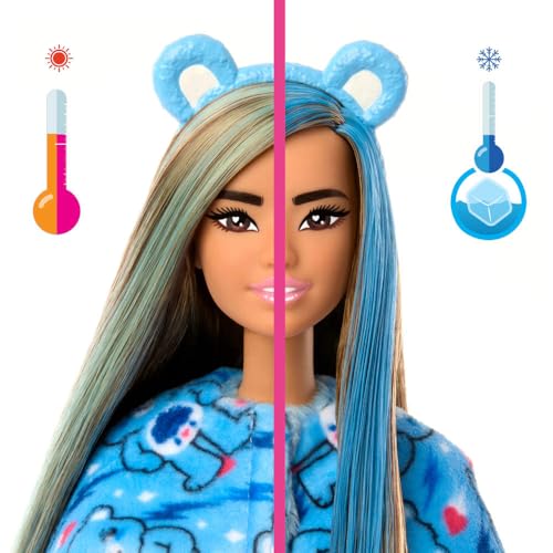 BARBIE CUTIE REVEAL CARE BEARS SERIES MUÑECA Y ACCESORIOS CON DISFRAZ DE OSO GRUÑÓN Y 10 SORPRESAS INCLUYENDO CAMBIO DE COLOR - 4