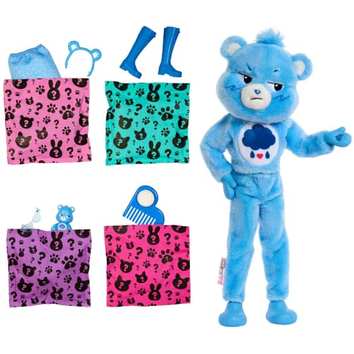 BARBIE CUTIE REVEAL CARE BEARS SERIES MUÑECA Y ACCESORIOS CON DISFRAZ DE OSO GRUÑÓN Y 10 SORPRESAS INCLUYENDO CAMBIO DE COLOR - 6