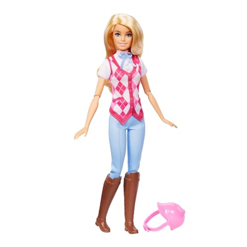 MUÑECA MALIBU DE BARBIE Y ACCESORIOS DE MISTERIOS LA GRAN CARRERA DE CABALLOS INCLUYE MUÑECA DE MODA ATUENDO DE EQUITACIÓN - 5