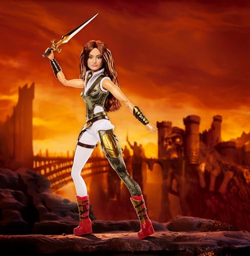 BARBIE MUÑECA EXCLUSIVA TEELA COLECCIONABLE EN MONO ESPADA SOPORTE PARA MUÑECAS Y EMBALAJE EXHIBIDO TEMA DE PELÍCULA MOTU - 3