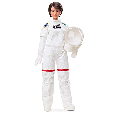 BARBIE SIGNATURE ROLE MODELS MUÑECA SAMANTHA CRISTOFORETTI DE LA ASTRONAUTA DE LA ESA MORENA DE 115 PULGADAS CON TRAJE ESPACIAL - 1