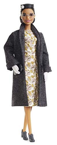BARBIE INSPIRING WOMEN SERIES ROSA PARKS MUÑECA COLECCIONABLE CON MODA Y ACCESORIOS CON SOPORTE PARA MUÑECAS Y CERTIFICADO - 1