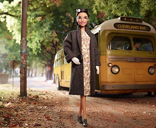 BARBIE INSPIRING WOMEN SERIES ROSA PARKS MUÑECA COLECCIONABLE CON MODA Y ACCESORIOS CON SOPORTE PARA MUÑECAS Y CERTIFICADO - 2