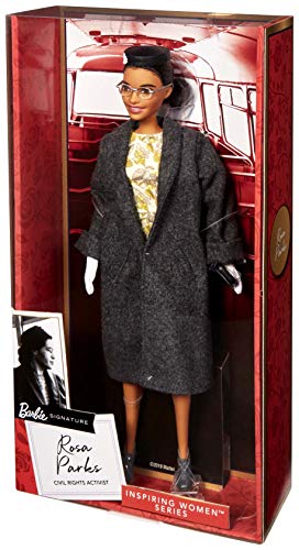 BARBIE INSPIRING WOMEN SERIES ROSA PARKS MUÑECA COLECCIONABLE CON MODA Y ACCESORIOS CON SOPORTE PARA MUÑECAS Y CERTIFICADO - 6