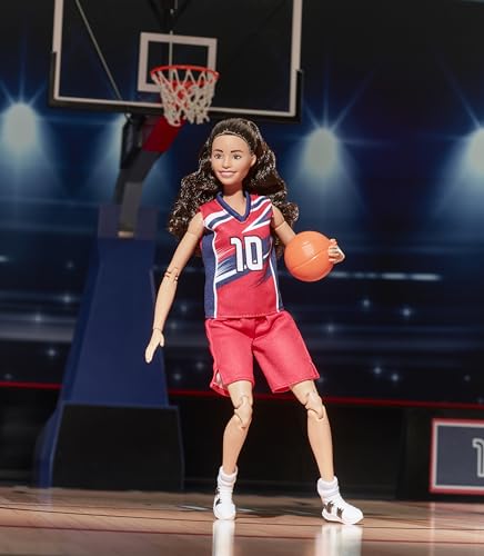 BARBIE MUÑECA EXCLUSIVA SUE BIRD CON ROPA DE UNIFORME NÚMERO 10 Y ACCESORIO DE BALONCESTO - 2