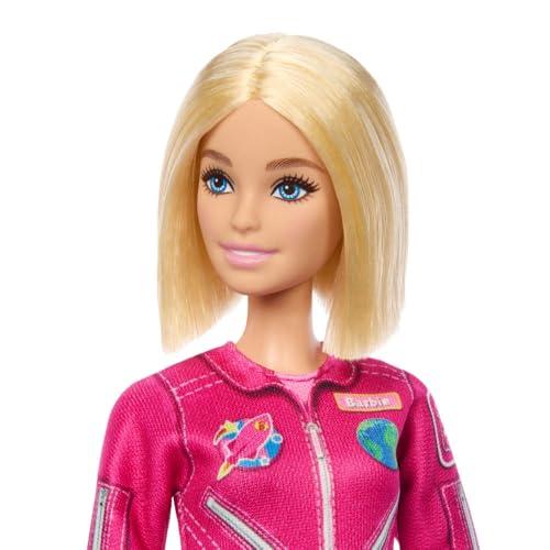 BARBIE CAREERS MUÑECA DE MODA ASTRONAUTA CON LOOK REMOVIBLE CON TRAJE ESPACIAL ROSA Y ZAPATOS MÁS ACCESORIO DE CASCO CARRERA - 2