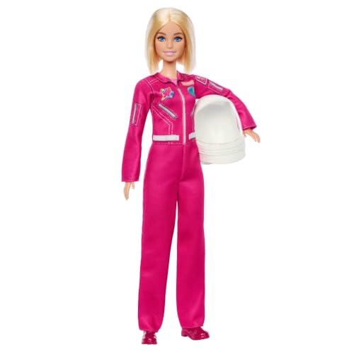 BARBIE CAREERS MUÑECA DE MODA ASTRONAUTA CON LOOK REMOVIBLE CON TRAJE ESPACIAL ROSA Y ZAPATOS MÁS ACCESORIO DE CASCO CARRERA - 4