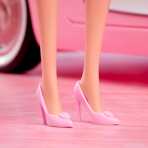 MUÑECA DE BARBIE DE LA PELÍCULA MARGOT ROBBIE COMO COLECCIONABLE CON BLUSA ROSA Y CONJUNTO DE TUTÚ CON FALDA CON CABELLO PEINADO - 5