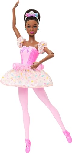 BARBIE IN THE NUTCRACKER LAND OF SWEETS BAILARINA CON TUTÚ Y ACCESORIOS TEMÁTICOS DE CARAMELO NIKKI - 1