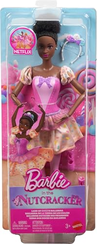 BARBIE IN THE NUTCRACKER LAND OF SWEETS BAILARINA CON TUTÚ Y ACCESORIOS TEMÁTICOS DE CARAMELO NIKKI - 6