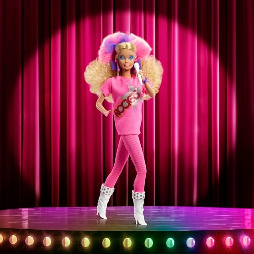 BARBIE SIGNATURE DOLL AND THE ROCKERS COLLECTIBLE REPRO DOLL LÍNEA 40 ANIVERSARIO DE 1986 SOPORTE PARA MUÑECA Y EMBALAJE - 2