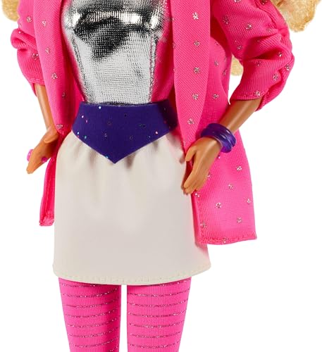 BARBIE SIGNATURE DOLL AND THE ROCKERS COLLECTIBLE REPRO DOLL LÍNEA 40 ANIVERSARIO DE 1986 SOPORTE PARA MUÑECA Y EMBALAJE - 5