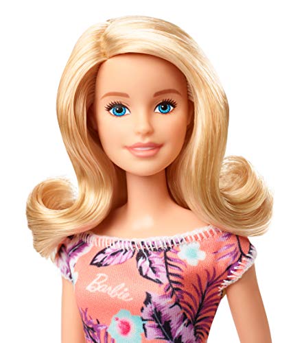BARBIE HERMOSO VESTIDO FLORAL NARANJA POR MATTEL GHT24 - 2