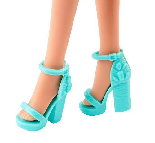 BARBIE HERMOSO VESTIDO FLORAL NARANJA POR MATTEL GHT24 - 4