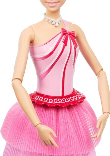 BARBIE IN THE NUTCRACKER LAND OF SWEETS BAILARINA CON TUTÚ Y ACCESORIOS TEMÁTICOS DE CARAMELOS RENEE - 4