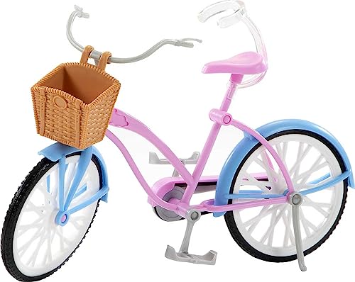 MUÑECA BARBIE Y JUEGO DE BICICLETA CON MUÑECA 115 PULGADAS RUBIA BICICLETA CON RUEDAS QUE RUEDAN Y ACCESORIO DE BOTELLA DE AGUA - 3