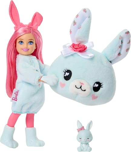 BARBIE CUTIE REVEAL CUDDLY SERIES CHELSEA MUÑECAS PEQUEÑAS Y ACCESORIOS CON 6 SORPRESAS INCLUYENDO CAMBIO DE COLOR Y MINI - 3