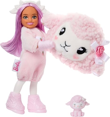 BARBIE CUTIE REVEAL CUDDLY SERIES CHELSEA MUÑECAS PEQUEÑAS Y ACCESORIOS CON 6 SORPRESAS INCLUYENDO CAMBIO DE COLOR Y MINI - 5