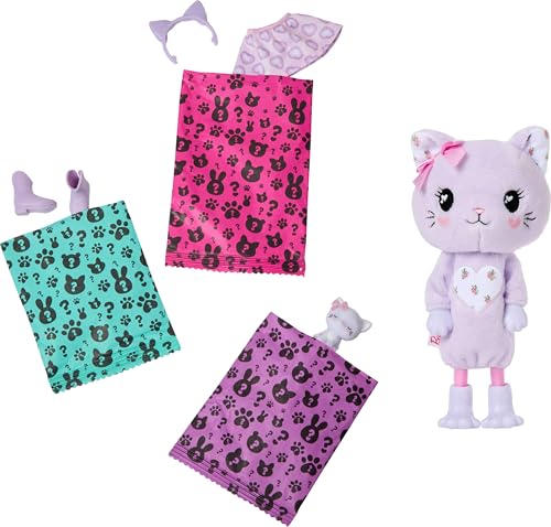 BARBIE CUTIE REVEAL CUDDLY SERIES CHELSEA MUÑECAS PEQUEÑAS Y ACCESORIOS CON 6 SORPRESAS INCLUYENDO CAMBIO DE COLOR Y MINI - 6