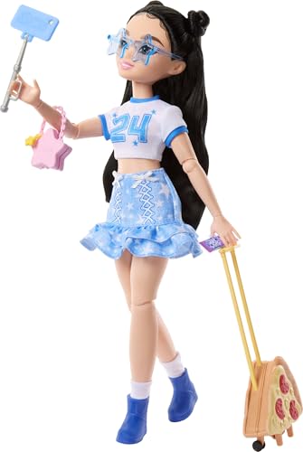 BARBIE DREAM BESTIES WEEKEND GETAWAY RENEE MUÑECA Y ACCESORIOS MUÑECA DE MODA CON MODAS EXTRAÍBLES Y 7 PIEZAS DE JUGUETE - 5