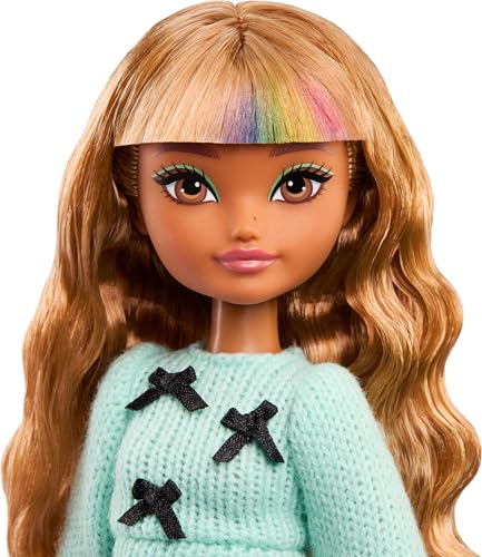 MUÑECA BARBIE DREAM BESTIES Y ACCESORIOS MUÑECA DE MODA POSABLE ZIA CON MODAS REMOVIBLES Y PELO ONDULADO MARRÓN 7 PIEZAS - 3