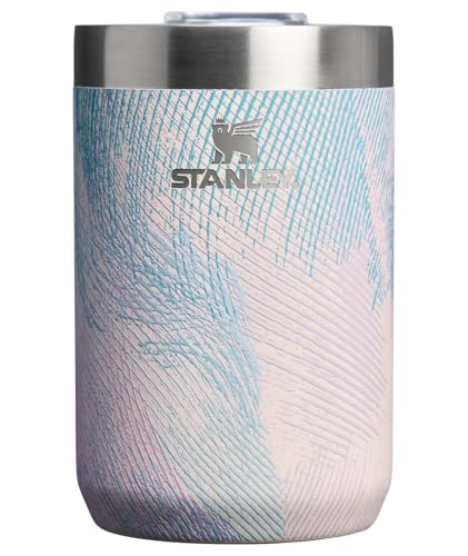 STANLEY EVERYDAY CAMP CUP TAZA DE 12 ONZAS TAPA PARA BEBER TAZA PARA CAFÉ TÉ Y BEBIDAS ACERO INOXIDABLE AISLADO SIN BPA PLUMA - 1