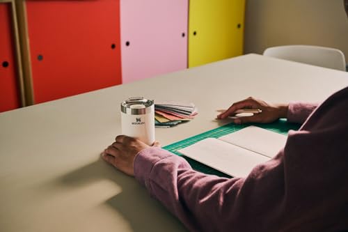STANLEY EVERYDAY CAMP CUP TAZA DE 12 ONZAS TAPA PARA BEBER TAZA PARA CAFÉ TÉ Y BEBIDAS ACERO INOXIDABLE AISLADO SIN BPA PLUMA - 5