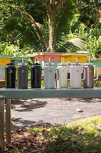 STANLEY QUENCHER H20 VASO TÉRMICO CON ASA Y PAJITA DE 64 OZ TAPA FLOWSTATE DE 3 POSICIONES GRAN CAPACIDAD PARA VIAJES Y DEPORTES - 6