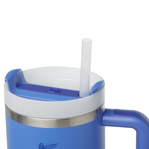 STANLEY QUENCHER H20 VASO CON POPOTE DE 40 OZ TAPA FLOWSTATE DE 3 POSICIONES COMPATIBLE CON PORTAVASOS PARA VIAJES VASO DE ACERO - 4