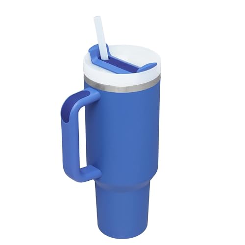 STANLEY QUENCHER H20 VASO CON POPOTE DE 40 OZ TAPA FLOWSTATE DE 3 POSICIONES COMPATIBLE CON PORTAVASOS PARA VIAJES VASO DE ACERO - 6
