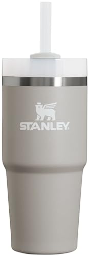 STANLEY QUENCHER H20 VASO DE 14 ONZAS CON PAJILLA Y TAPA GIRATORIA DE 3 POSICIONES COMPATIBLE CON PORTAVASOS PARA VIAJES VASO - 1