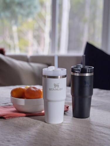 STANLEY QUENCHER H20 VASO DE 14 ONZAS CON PAJILLA Y TAPA GIRATORIA DE 3 POSICIONES COMPATIBLE CON PORTAVASOS PARA VIAJES VASO - 6
