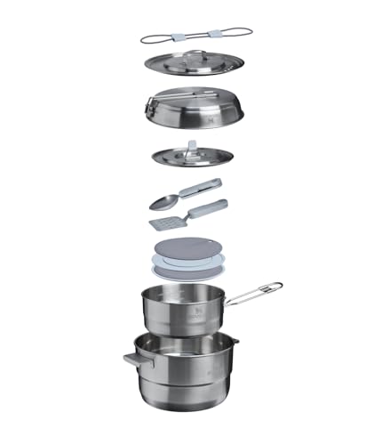 STANLEY WILDFARE PRO CHEF PREP JUEGO DE COCINA DE 5 CUARTOS DE GALÓN DE PIEDRA PÁLIDO PIEDRA - 2