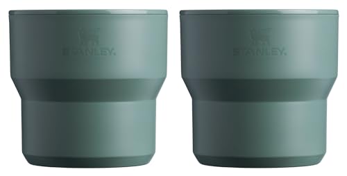STANLEY WILDFARE GO JUEGO DE COCINA DE ACERO INOXIDABLE DE 4 PIEZAS CON DOS TAZAS OLLA Y TAPA DE 32 OZ CON MANGO PLEGABLE - 3