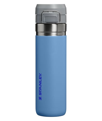 STANLEY QUICK FLIP GO BOTELLA DE AGUA DE 24 ONZAS TAPA DE BOTÓN A PRUEBA DE FUGAS Y PLEGABLE PARA VIAJES Y DEPORTES ACERO - 1