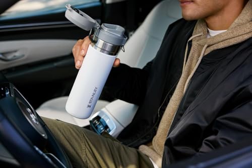 STANLEY QUICK FLIP GO BOTELLA DE AGUA DE 24 ONZAS TAPA DE BOTÓN A PRUEBA DE FUGAS Y PLEGABLE PARA VIAJES Y DEPORTES ACERO - 5