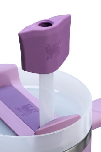 STANLEY QUENCHER STAY SMOOTH ANTIPUCKER TAPA CON PAJITA DE 2 PAQUETES TAPA CON PAJITA ERGONÓMICA PARA SORBER A TRAVÉS DEL ASA - 2