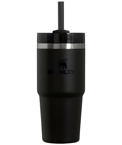 STANLEY QUENCHER H20 VASO CON PAJILLA TAPA DE 3 POSICIONES FLOWSTATE DE 14 ONZAS PORTAVASOS COMPATIBLE PARA VIAJES VASO DE ACERO - 1
