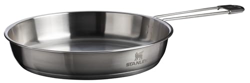 STANLEY WILDFARE CORE JUEGO COMPLETO DE COCINA DE CAMPAMENTO DE 26 PIEZAS OLLA DE 4 CUARTOS CON TAPA SARTÉN DE 8 PULGADAS 4 - 5