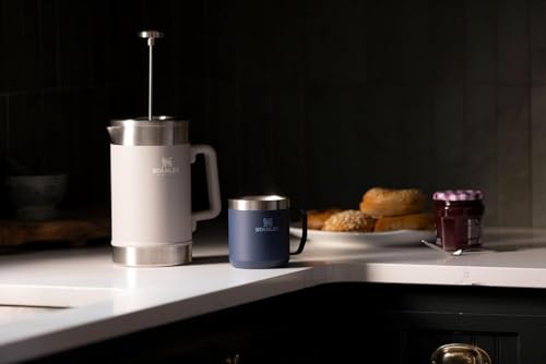 STANLEY TAZA DE CAMPAMENTO STAYHOT 12 OZ TAPA CON PRESIÓN PARA BEBER TAZA PARA CAFÉ TÉ Y BEBIDAS TAZA DE CAFÉ DE ACERO - 5