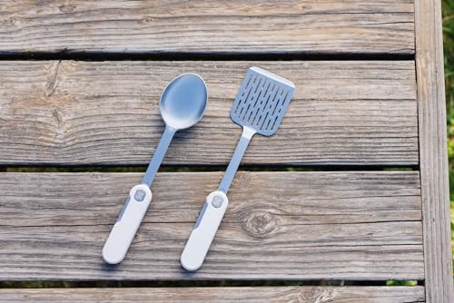 STANLEY WILDFARE PRO JUEGO DE UTENSILIOS PLEGABLES DE ACERO INOXIDABLE ESPÁTULA Y CUCHARA PLEGABLE UTENSILIOS DE COCINA - 4