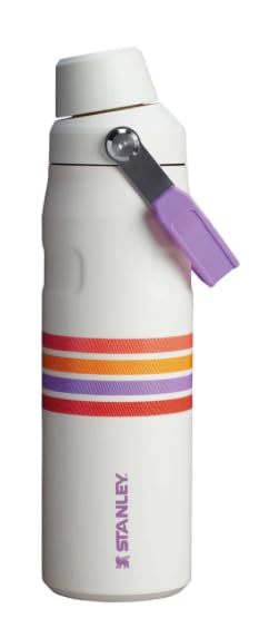 STANLEY VARSITY ICEFLOW AEROLIGHT BOTELLA DE AGUA DE FLUJO RÁPIDO DE 24 ONZAS TAPA DE BOQUILLA EN ÁNGULO LIGERA Y A PRUEBA - 1