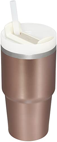 STANLEY QUENCHER H20 VASO DE 20 OZ CON POPOTE TAPA DE 3 POSICIONES FLOWSTATE COMPATIBLE CON PORTAVASOS PARA VIAJES TAZA DE ACERO - 2
