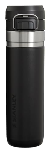 STANLEY QUICK FLIP GO BOTELLA DE AGUA DE 24 OZ TAPA CON BOTÓN PULSADOR A PRUEBA DE FUGAS Y EMPACABLE PARA VIAJES Y DEPORTES - 1