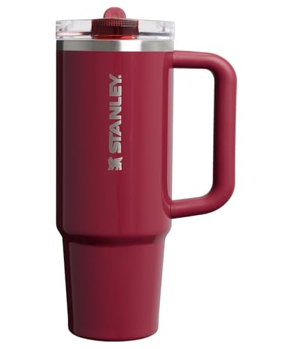 STANLEY QUENCHER PROTOUR VASO DE PAJA CON TAPA A PRUEBA DE FUGAS 30 ONZAS POPOTE Y ASA INTEGRADOS COMPATIBLE CON PORTAVASOS - 1