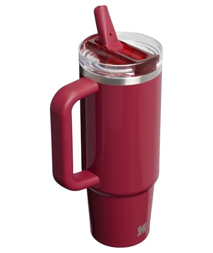 STANLEY QUENCHER PROTOUR VASO DE PAJA CON TAPA A PRUEBA DE FUGAS 30 ONZAS POPOTE Y ASA INTEGRADOS COMPATIBLE CON PORTAVASOS - 3