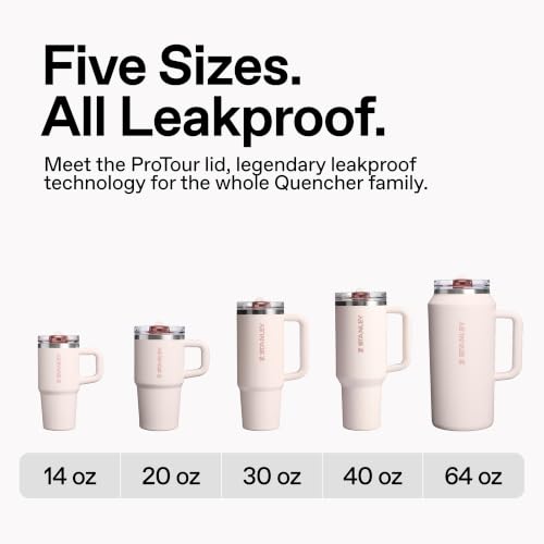 STANLEY QUENCHER PROTOUR VASO DE PAJA CON TAPA A PRUEBA DE FUGAS 30 ONZAS POPOTE Y ASA INTEGRADOS COMPATIBLE CON PORTAVASOS - 5