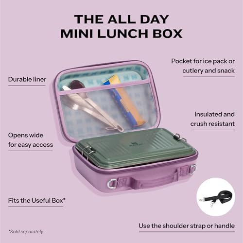 STANLEY MINI LONCHERA PARA TODO EL DÍA 42 CUARTOS BOLSA DE ALMUERZO AISLADA DE EVA RESISTENTE A LOS APLASTAMIENTOS CORREA - 6