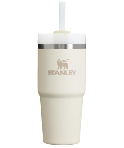 STANLEY QUENCHER H20 FLOWSTATE VASO TÉRMICO DE ACERO INOXIDABLE CON AISLAMIENTO AL VACÍO VASO CON TAPA Y PAJITA PARA AGUA TÉ O - 1