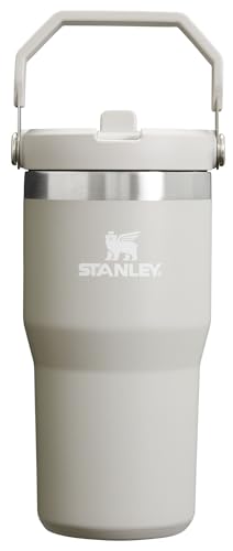STANLEY ICEFLOW VASO CON PAJILLA ABATIBLE CON ASA DE 20 ONZAS TAPA GIRATORIA Y POPOTE ABATIBLE BOTELLA DE AGUA RESISTENTE - 1
